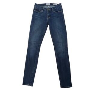 Frame Denim Women's Le Skinny De Jeanne Denim Jeans Size 25 Dark Wash Casual